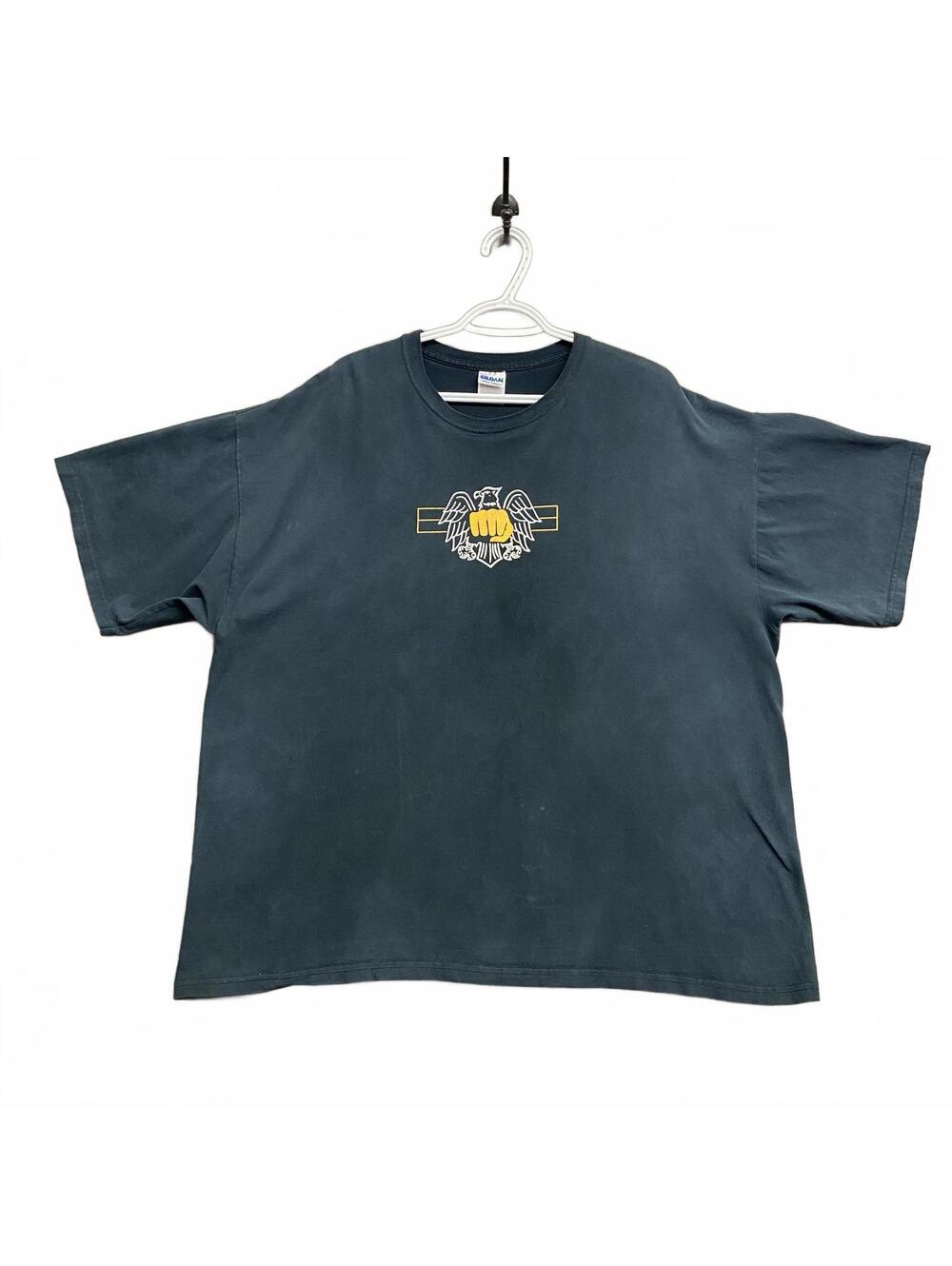 Gildan Black Ki C.Yoon Martial Arts Studio Graphic T-Shirt Nice Fade Size 2XL